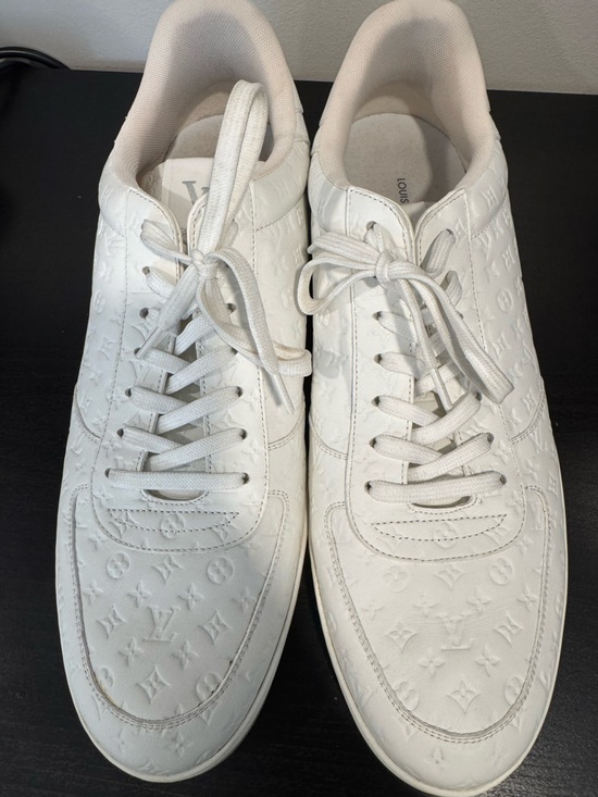 Louis Vuitton Other - Authentic Louis Vuitton White Embossed Monogram Sneakers, comes with dust bags.